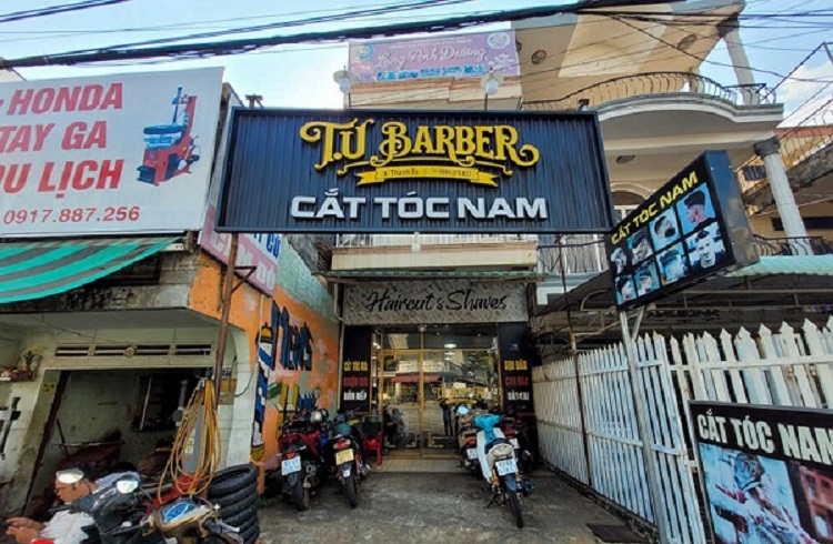 Mẫu Bảng Hiệu Barber Shop Đẹp, Thiết Kế Độc Đáo - Ảnh 12