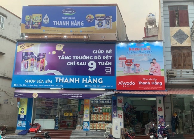 Mẫu Bảng Hiệu Cửa Hàng Bỉm Sữa Đẹp Nhất - Ảnh 2