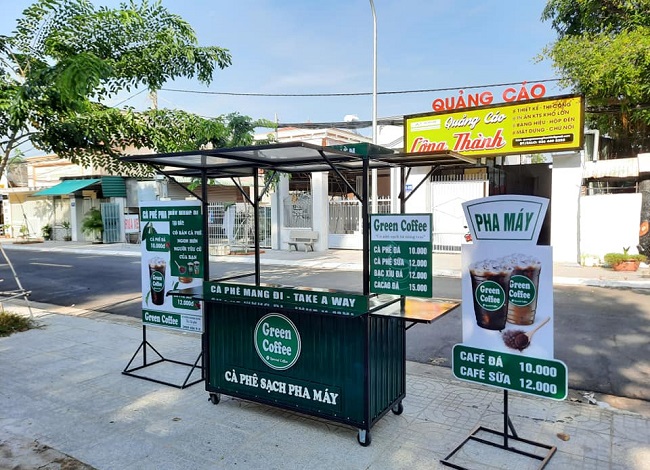 Mẫu Bảng Hiệu Cafe Mang Đi (Take Away) Đẹp, Ấn Tượng