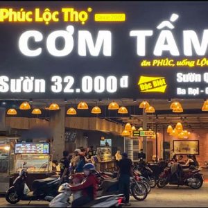 Mẫu Bảng Hiệu Cơm Tấm, Bình Dân Đẹp, Thu Hút