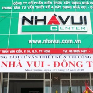 Mẫu Bảng Hiệu Công Ty Xây Dựng Đẹp, Chuyên Nghiệp