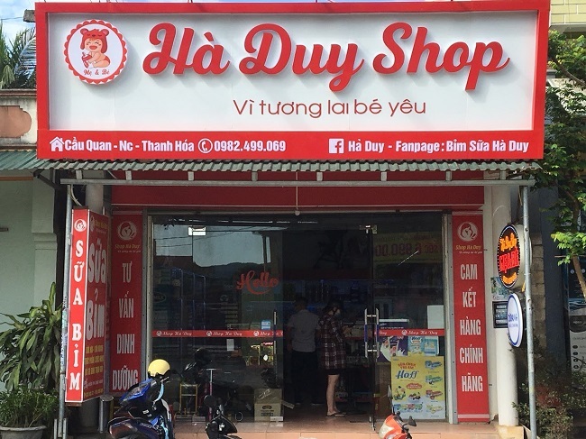 Mẫu Bảng Hiệu Cửa Hàng Bỉm Sữa Đẹp Nhất - Ảnh 3