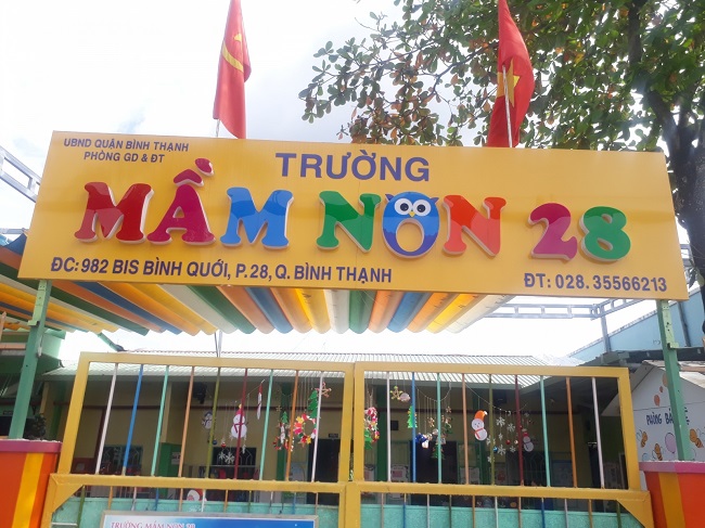 Mẫu Bảng Hiệu Mầm Non Đẹp, Dễ Thương - Ảnh 7