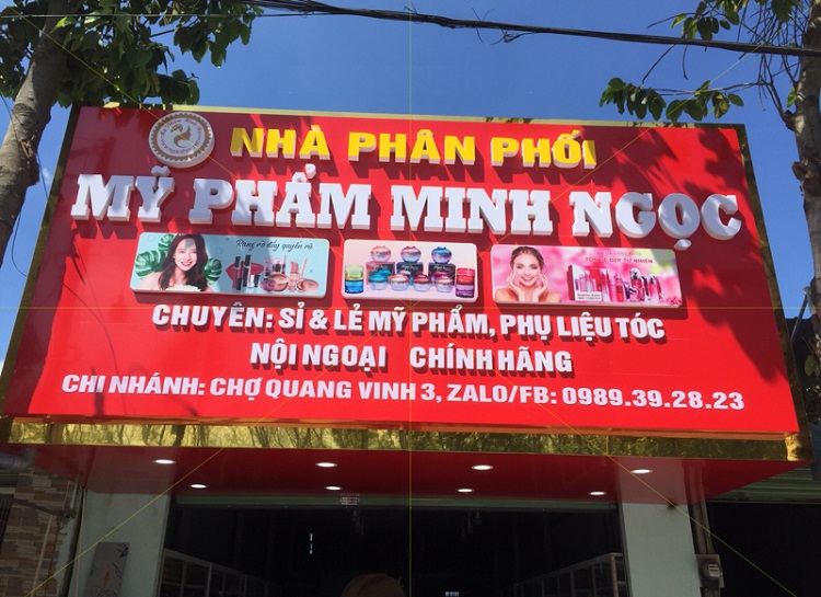 Mẫu Biển Quảng Cáo Mỹ Phẩm Đẹp, Cao Cấp