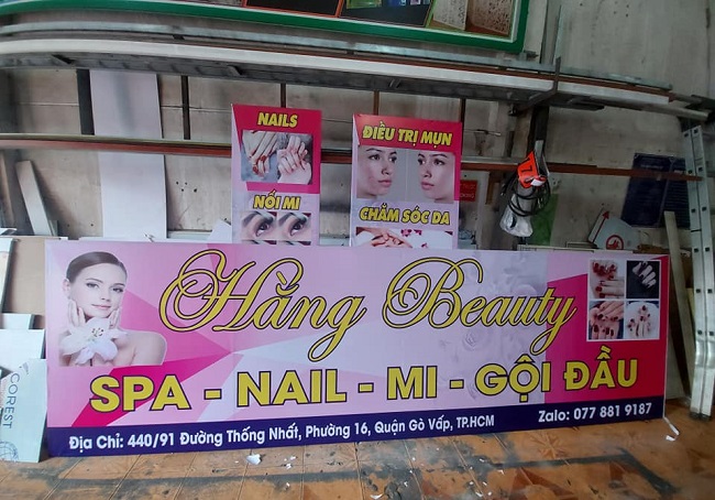 Mẫu Bảng Hiệu Nail Mi Thiết Kế Đẹp, Ấn Tượng - Ảnh 8