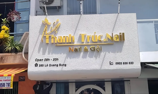 Mẫu Bảng Hiệu Nail Mi Thiết Kế Đẹp, Ấn Tượng - Ảnh 20