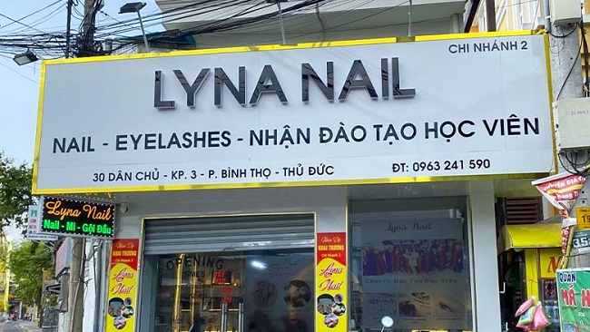 Mẫu Bảng Hiệu Nail Mi Thiết Kế Đẹp, Ấn Tượng - Ảnh 6