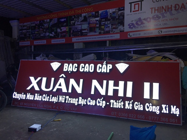 Mẫu Bảng Hiệu Tiệm Vàng Bạc Đẹp, Phong Thủy - Ảnh 14