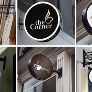 Mẫu Bảng Hiệu Treo Tường 2 Mặt Đẹp, Ấn Tượng