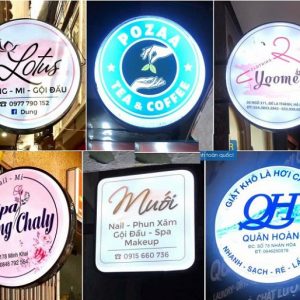 Mẫu Bảng Hiệu Tròn – Biển Vẫy Tròn Đẹp, Độc Đáo