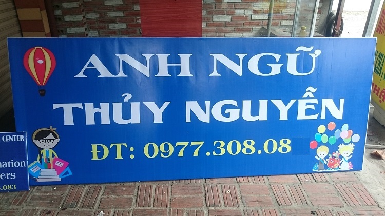 Các Mẫu Biển Quảng Cáo Trung Tâm Tiếng Anh, Ngoại Ngữ Đẹp - Ảnh 11