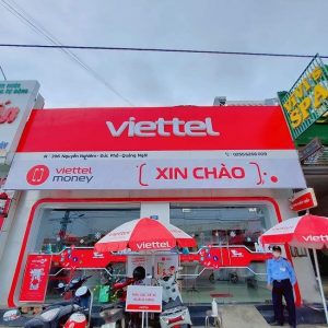 Mẫu Bảng Hiệu Viettel Đẹp Cho Cửa Hàng Ủy Quyền