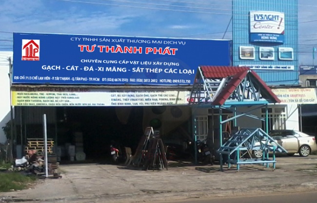 Mẫu Bảng Hiệu Cửa Hàng Vật Liệu Xây Dựng Đẹp - Ảnh 3