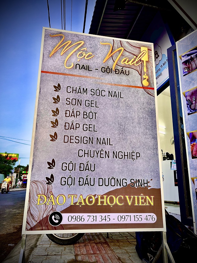 Mẫu Bảng Hiệu Nail Mi Thiết Kế Đẹp, Ấn Tượng - Ảnh 12