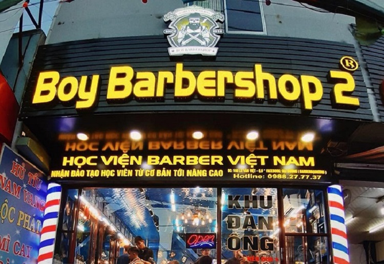 Mẫu Bảng Hiệu Barber Shop Đẹp, Thiết Kế Độc Đáo - Ảnh 10