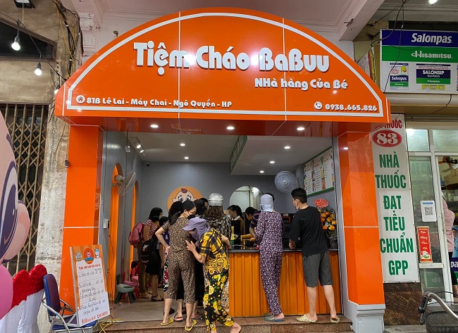 Mẫu Bảng Hiệu Cháo Dinh Dưỡng Đẹp Cho Các Bé