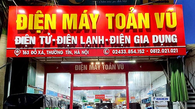 Mẫu Bảng Hiệu Điện Lạnh Đẹp Yêu Thích Nhất - Ảnh 7