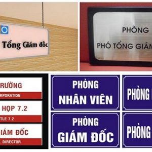 Làm Biển Phòng Ban, Bảng Tên Phòng | Mẫu Đẹp