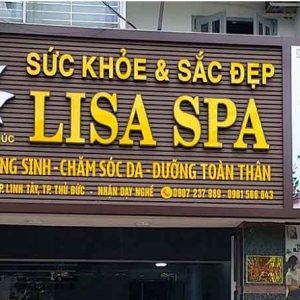 Mẫu Bảng Hiệu Gội Đầu Dưỡng Sinh Đẹp, Sang Trọng