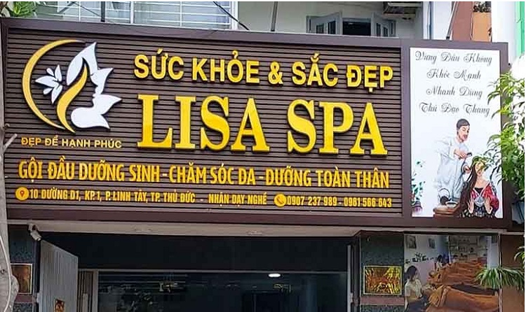 Mẫu Bảng Hiệu Gội Đầu Dưỡng Sinh Đẹp, Sang Trọng