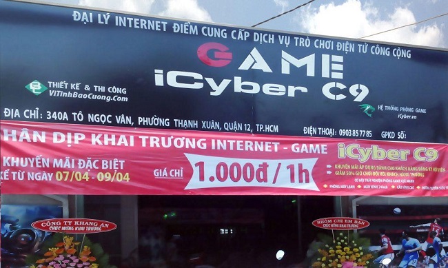 Mẫu Biển Quảng Cáo Quán Nét Đẹp Thu Hút Game Thủ - Ảnh 2