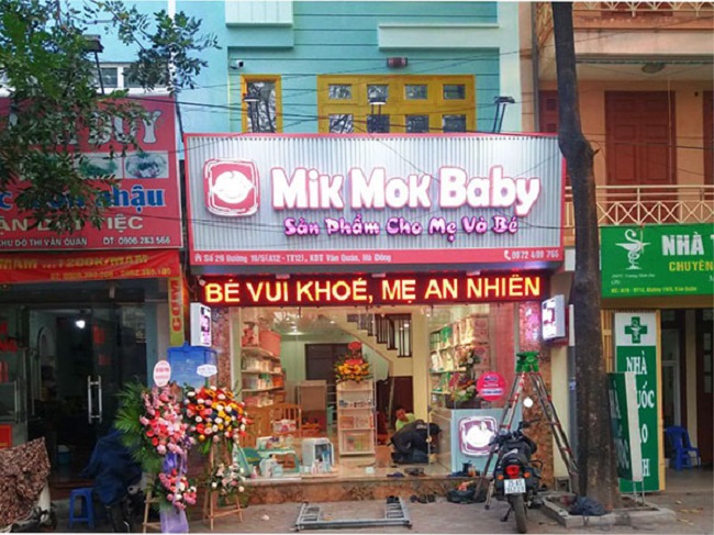 Mẫu Bảng Hiệu Cửa Hàng Bỉm Sữa Đẹp Nhất - Ảnh 9