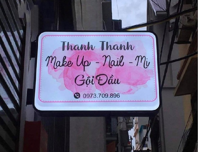 Mẫu Bảng Hiệu Nail Mi Thiết Kế Đẹp, Ấn Tượng - Ảnh 16
