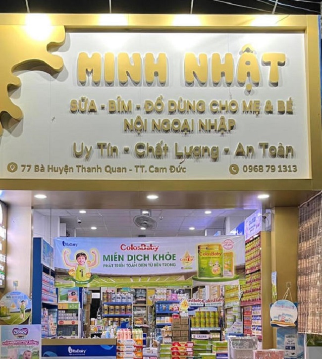 Mẫu Bảng Hiệu Cửa Hàng Bỉm Sữa Đẹp Nhất - Ảnh 13