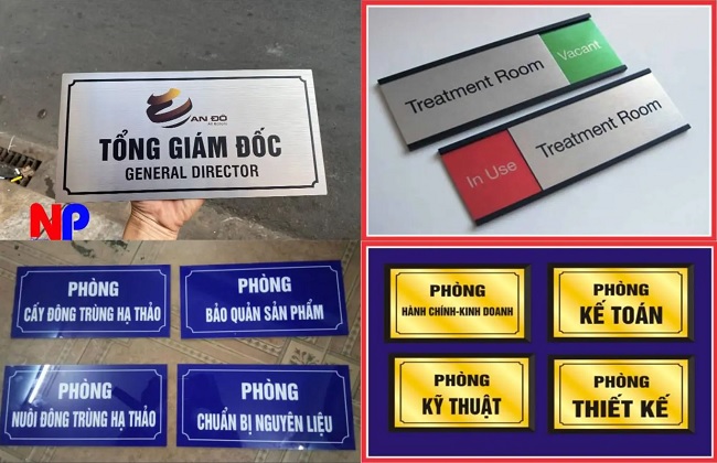 Làm Biển Phòng Ban, Bảng Tên Phòng | Mẫu Đẹp - Ảnh 9