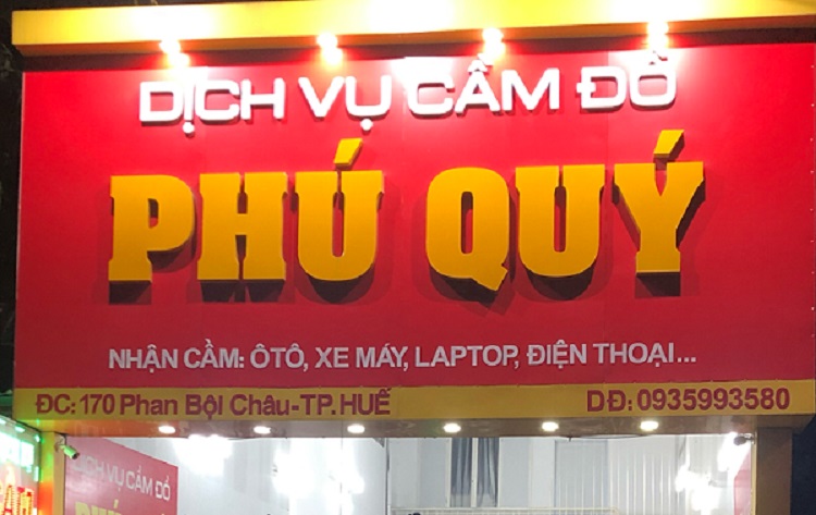 Mẫu Biển Hiệu Quảng Cáo Cầm Đồ Đẹp, Ấn Tượng - Ảnh 7