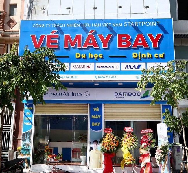 Mẫu Bảng Hiệu Phòng Bán Vé Máy Bay Chuyên Nghiệp - Ảnh 2