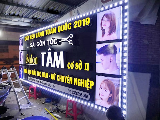 Mẫu Biển Quảng Cáo Salon Tóc Đẹp, Ấn Tượng Nhất - Ảnh 9