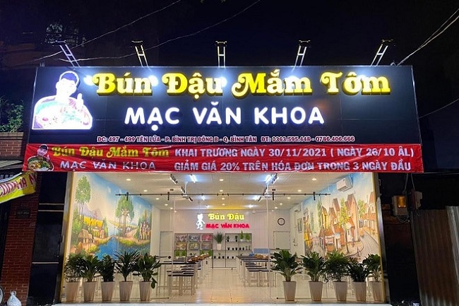 Mẫu Bảng Hiệu Bún Đậu Mắm Tôm Đẹp, Ấn Tượng Nhất - Ảnh 6