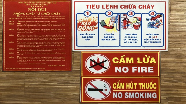 Các loại bảng hiệu PCCC cơ sở kinh doanh cần phải có - Ảnh 2