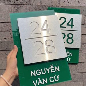 Biển số nhà Mica