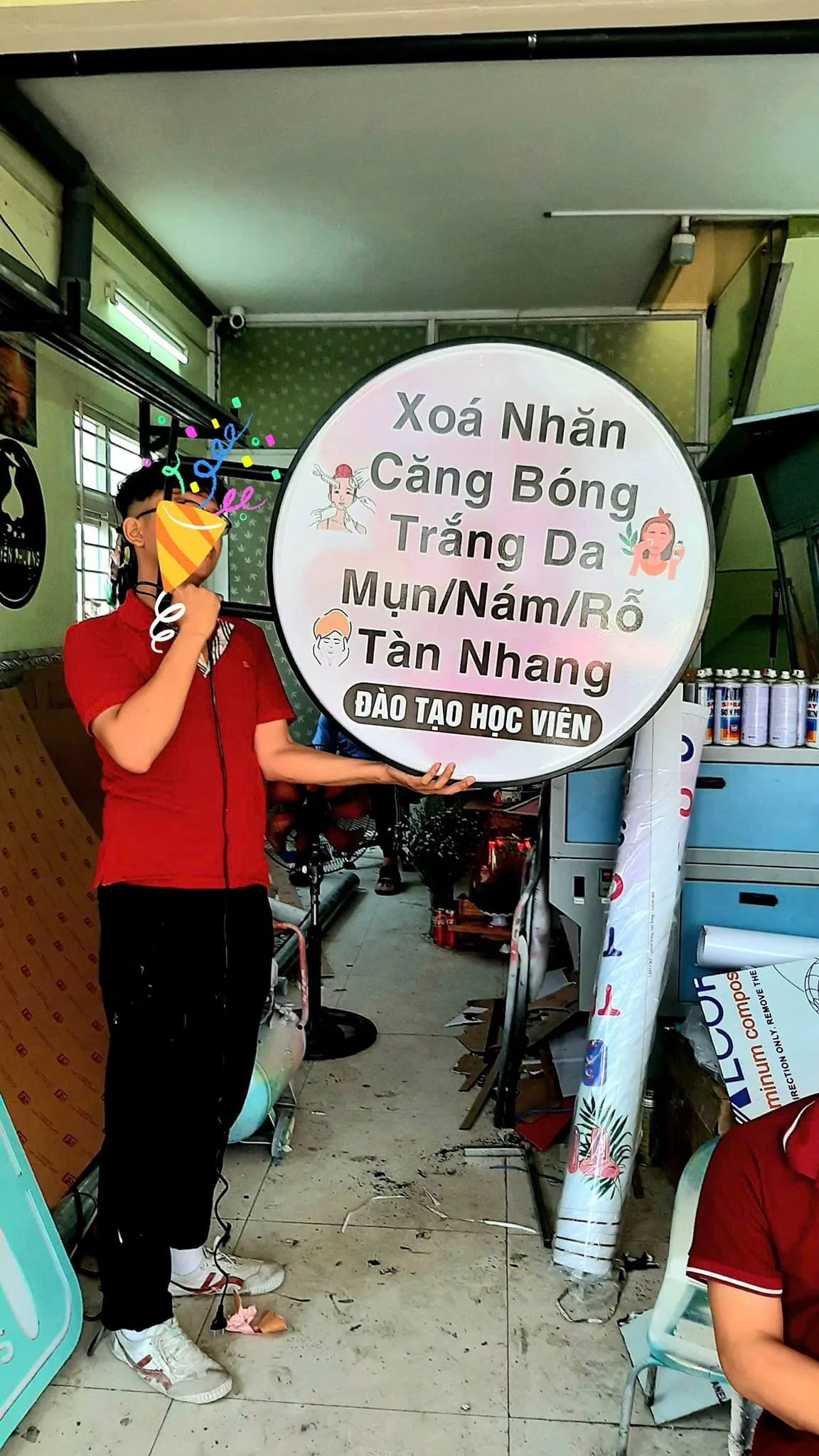 Biển Vẫy Tròn 60cm - Ảnh 8