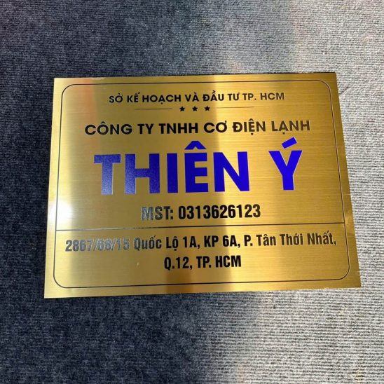 Bảng tên công ty - Ảnh 10