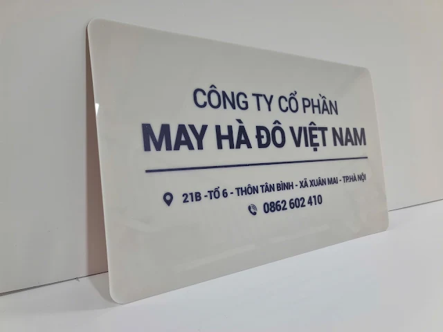 Biển công ty hiện đại, tinh tế, nổi bật và nâng tầm hình ảnh thương hiệu.