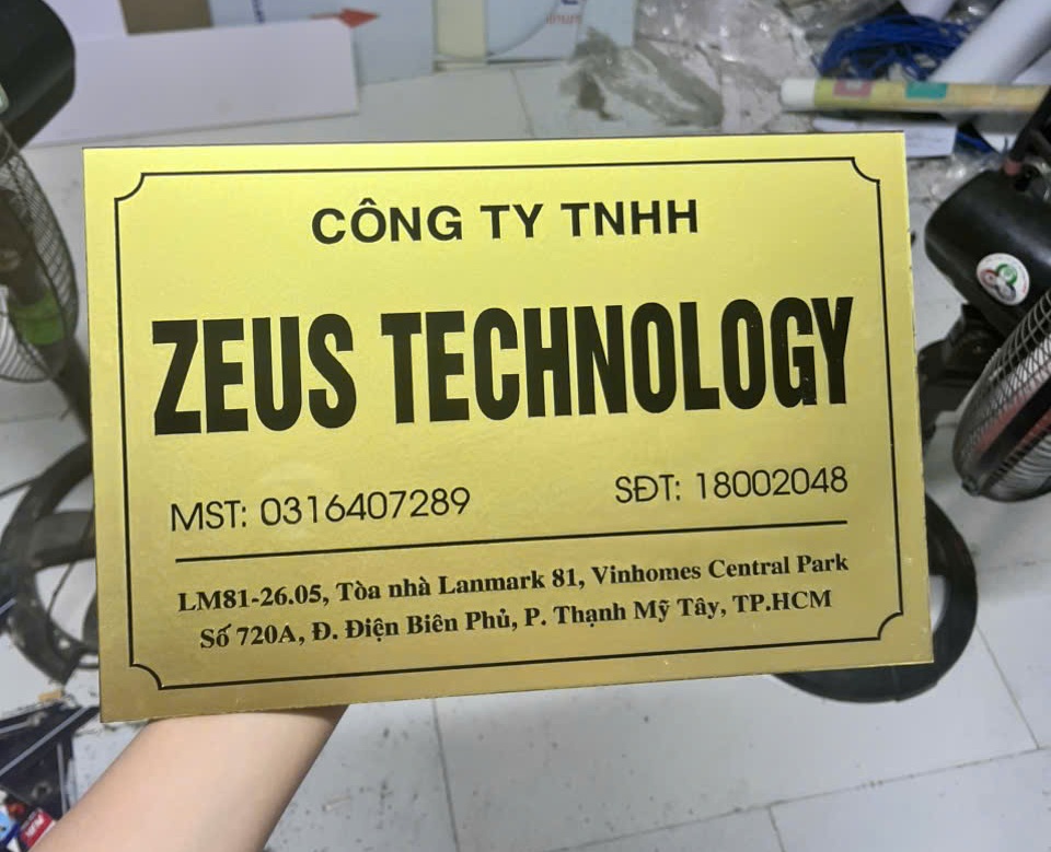 Bảng tên công ty - Ảnh 37