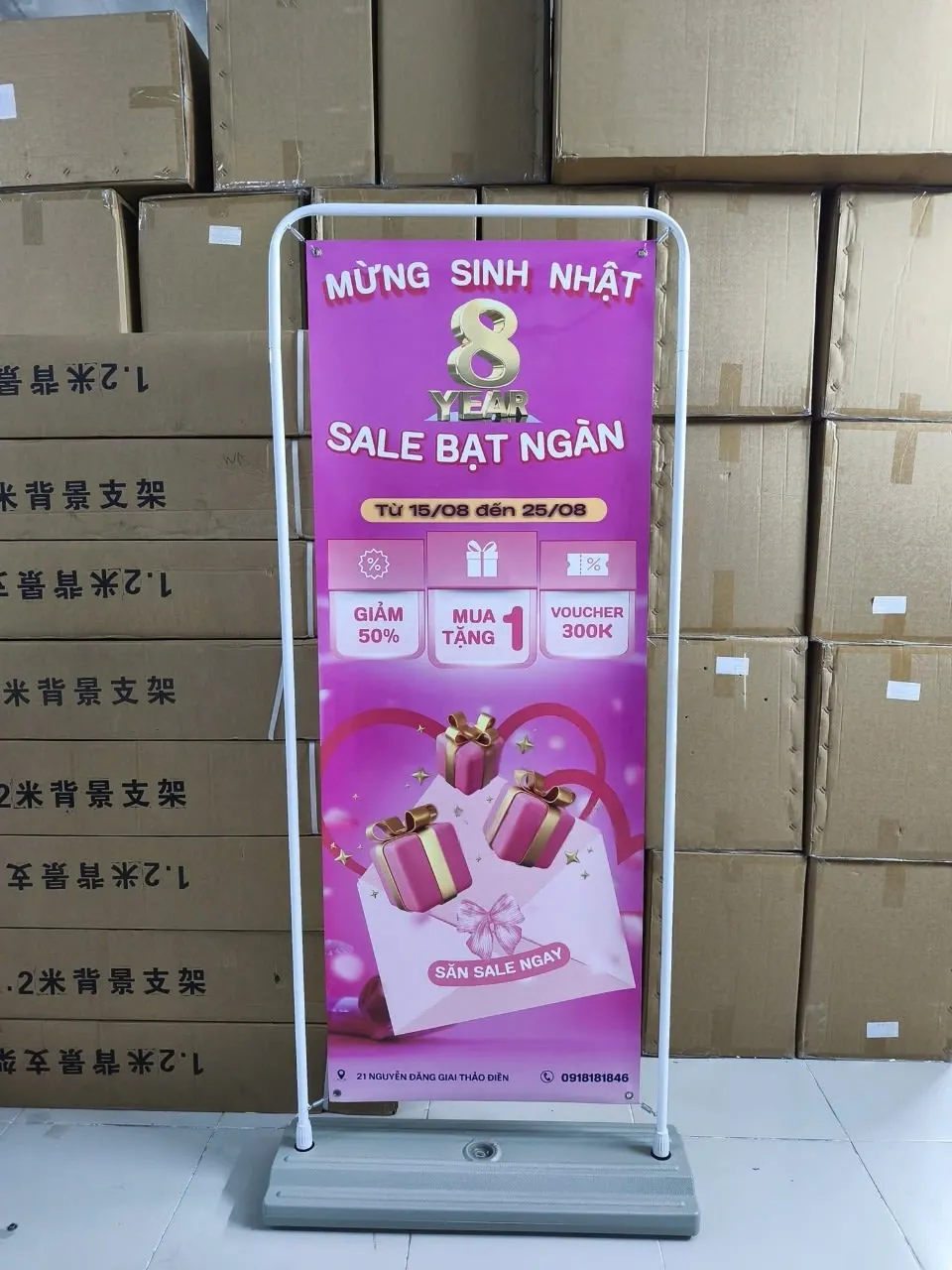 Standee Khung Kệ Kiểu Cửa - Ảnh 13