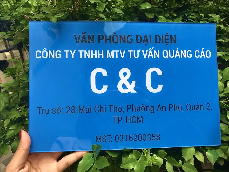 Bảng hiệu công ty - Ảnh 5